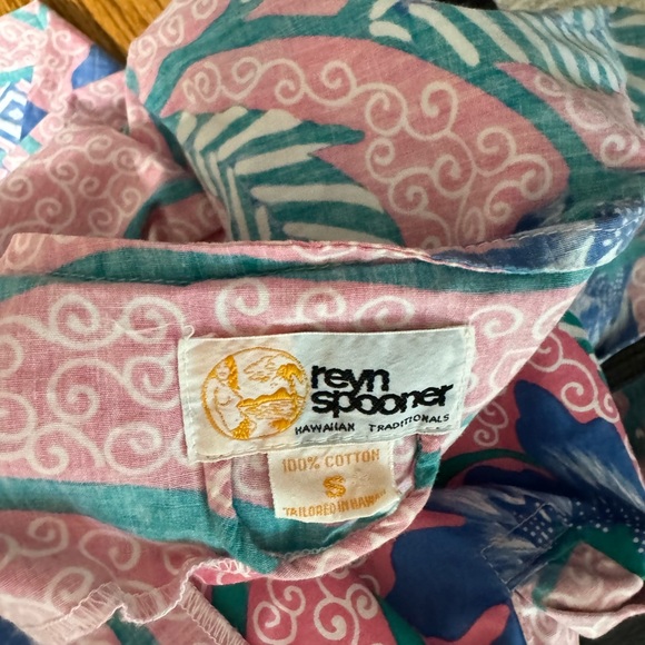 Vintage 80’s Reyn Spooner women's Hawaiian floral bright jumper size small - Picture 8 of 9